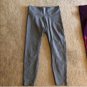 Grey Fabletics Powerhold Highwaisted Leggings